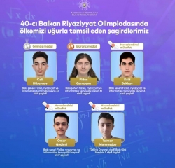 "Balkan Riyaziyyat Olimpiadası" qalibləri