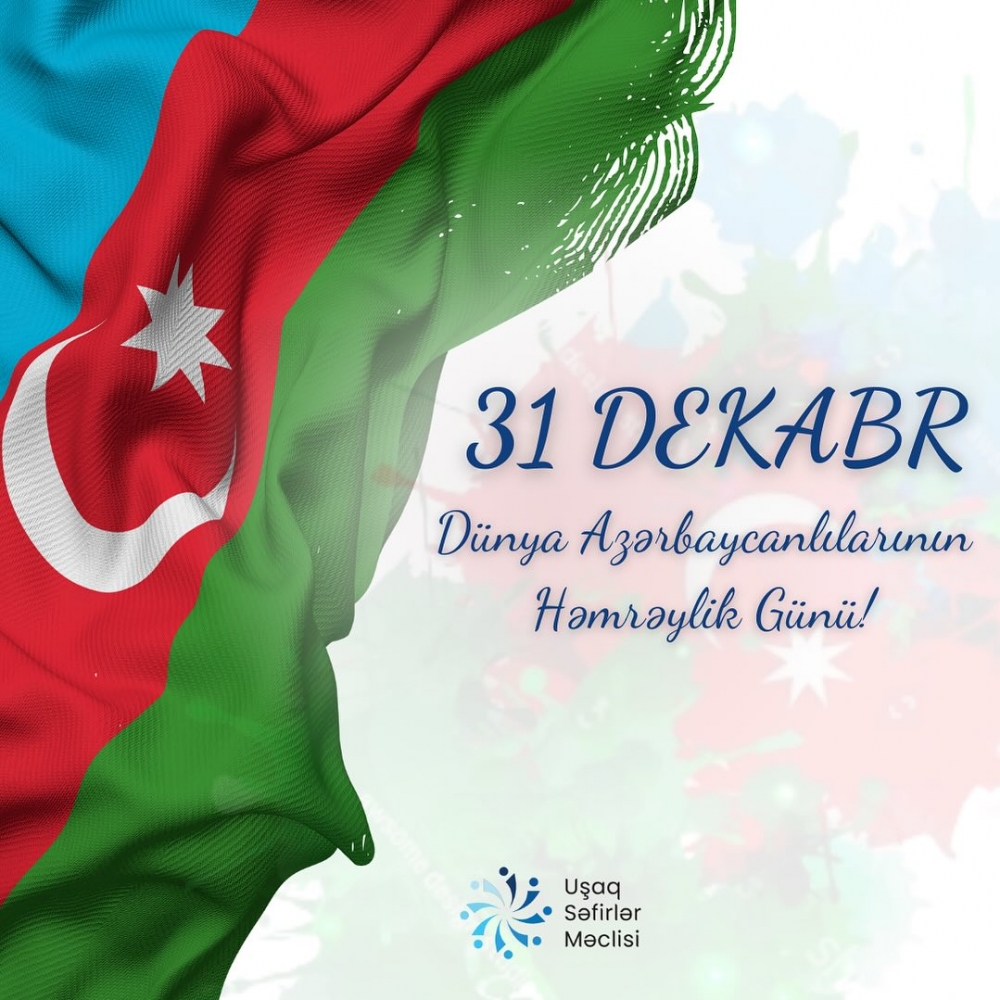 Bu gün Dünya Azərbaycanlılarının Həmrəyliyi Günüdür 
