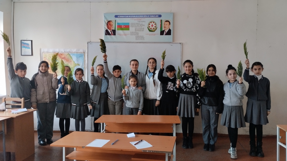 Uşaq Səfirlər Məclisinin Qəbələ rayonu üzrə nümayəndəsi tərəfindən “Yalnız bir DÜNYA” adlı tədbir keçirilib