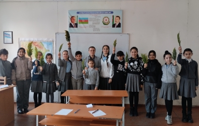 Uşaq Səfirlər Məclisinin Qəbələ rayonu üzrə nümayəndəsi tərəfindən “Yalnız bir DÜNYA” adlı tədbir keçirilib