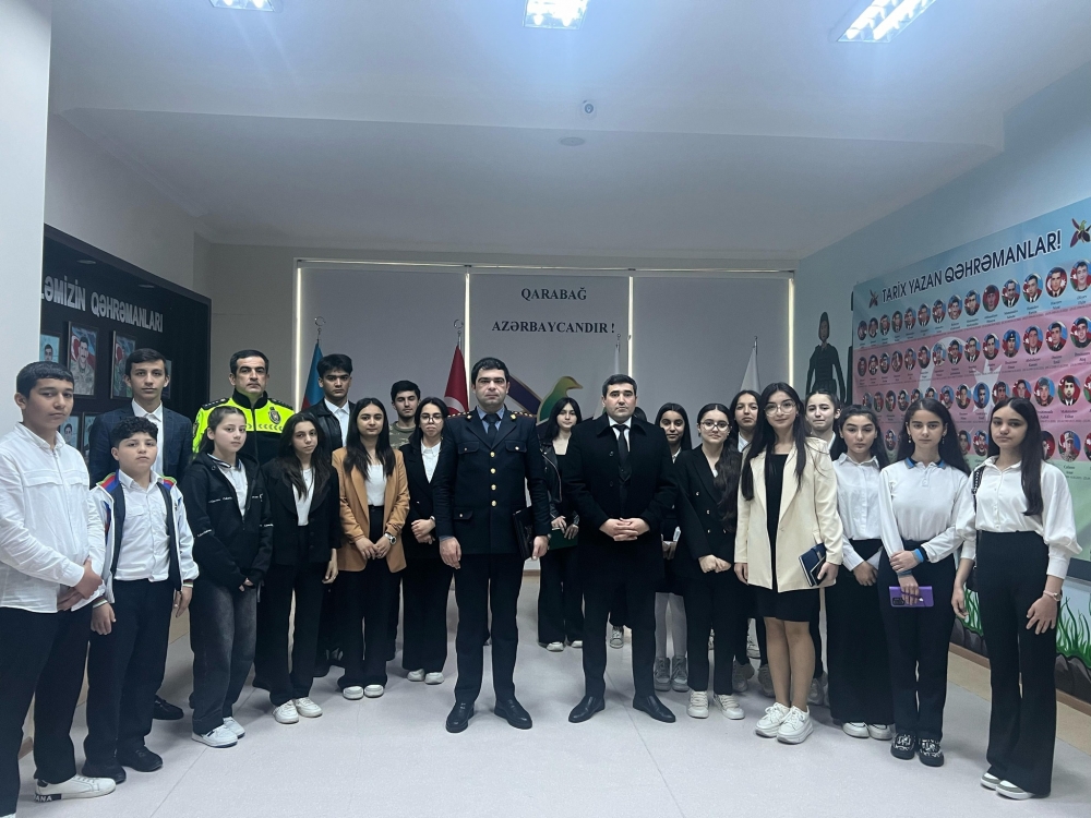 Uşaq Səfirlər Məclisinin Mingəçevir şəhəri üzrə region nümayəndəsi Zeynəb Şükürovanın təşəbbüsü, Mingəçevir Şəhər İcra Hakimiyyətinin və Təhsil sektorunun  dəstəyi ilə yol hərəkəti qaydalarının öyrənilməsi ilə əlaqədar olaraq "Təhlükəsiz yollar 