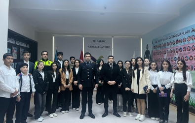 Uşaq Səfirlər Məclisinin Mingəçevir şəhəri üzrə region nümayəndəsi Zeynəb Şükürovanın təşəbbüsü, Mingəçevir Şəhər İcra Hakimiyyətinin və Təhsil sektorunun  dəstəyi ilə yol hərəkəti qaydalarının öyrənilməsi ilə əlaqədar olaraq "Təhlükəsiz yollar 