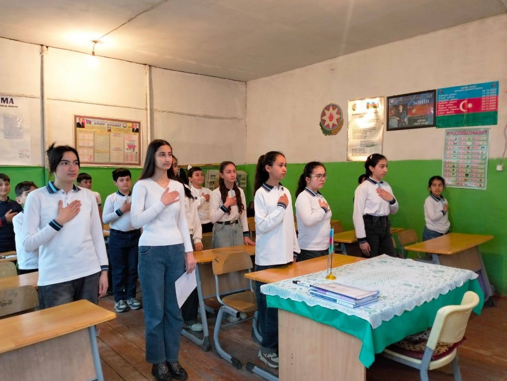 Uşaq Səfirlər Məclisinin Tərtər rayon üzrə nümayəndələri Nuray Zeynalzadə, Ayxan Allahverdiyev və fəalların təşəbbüsü, Tərtər Rayon İcra Hakimiyyətinin dəstəyi ilə “Suverenliyimizin izi ilə” adlı tədbir keçirilib.