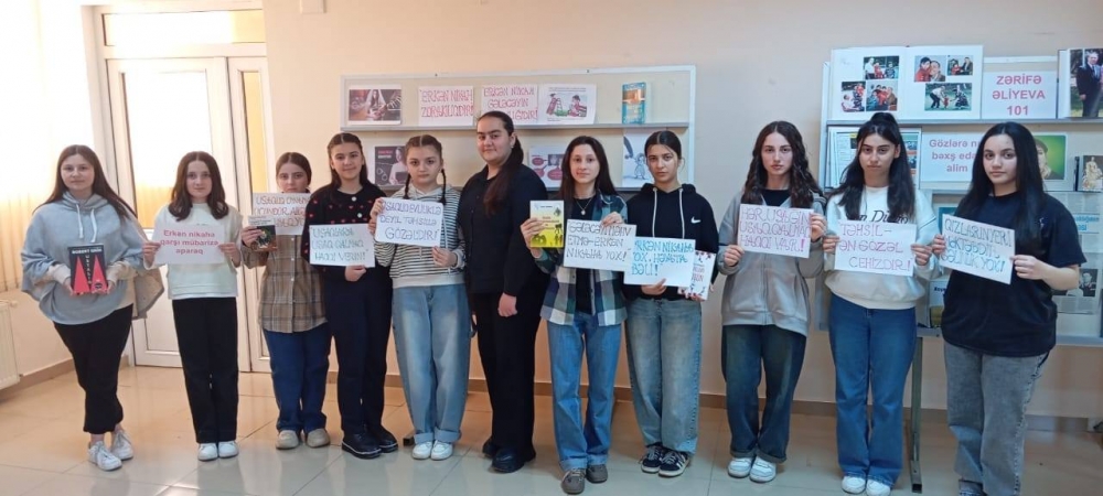 Uşaq Səfirlər Məclisinin Qusar rayonu üzrə nümayəndəsi Şənay Rüstəmin təşəbbüsü