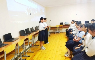 Uşaq Səfirlər Məclisinin Mingəçevir şəhəri üzrə region fəalları Cavadlı Nihan və Abbaslı Bətülün təşəbbüsü