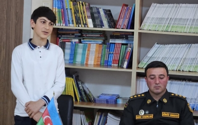 Uşaq Səfirlər Məclisinin Abşeron rayon üzrə fəalı Zöhrablı Əkbərin təşəbbüsü