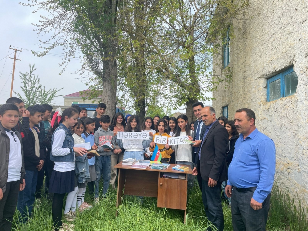Uşaq Səfirlər Məclisinin Yardımlı rayonu üzrə nümayəndələri Eyvazova Zəminə və Dadaşlı Xəyalənin təşəbbüsü
