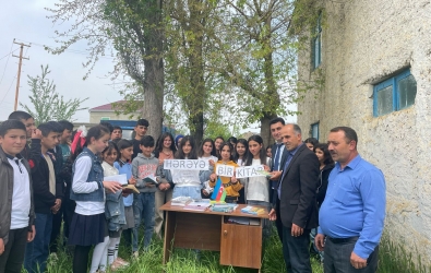 Uşaq Səfirlər Məclisinin Yardımlı rayonu üzrə nümayəndələri Eyvazova Zəminə və Dadaşlı Xəyalənin təşəbbüsü
