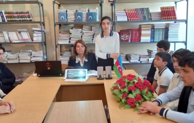 Uşaq Səfirlər Məclisinin Cəbrayıl rayonu üzrə nümayəndəsi Aynur Məmmədovanın təşəbbüsü