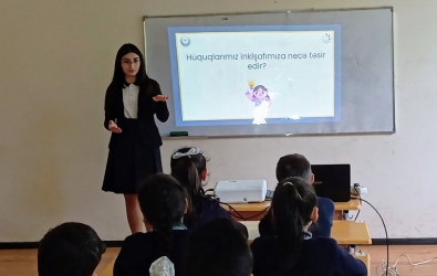 Uşaq Səfirlər Məclisinin Mingəçevir şəhəri üzrə nümayəndəsi Şükürova Zeynəbin, şəhər fəalları İsmayıl Ərəbov və Nihad Əzizovun təşəbbüsü