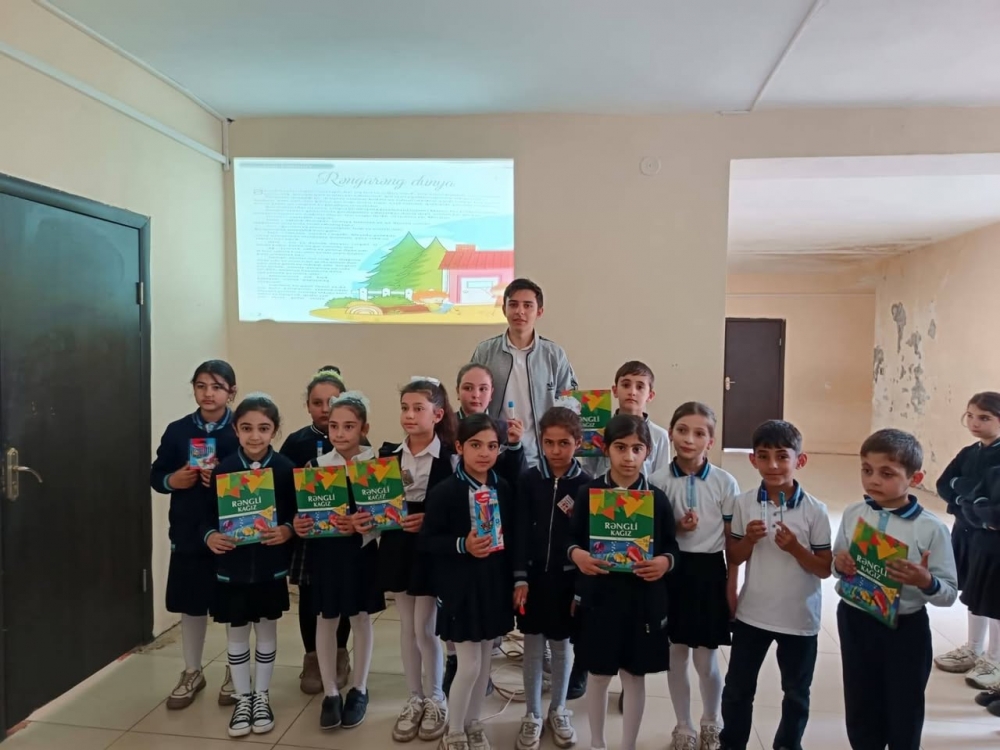 Uşaq Səfirlər Məclisinin Balakən rayonu üzrə nümayəndəsi İsayev Çingizin təşəbbüsü