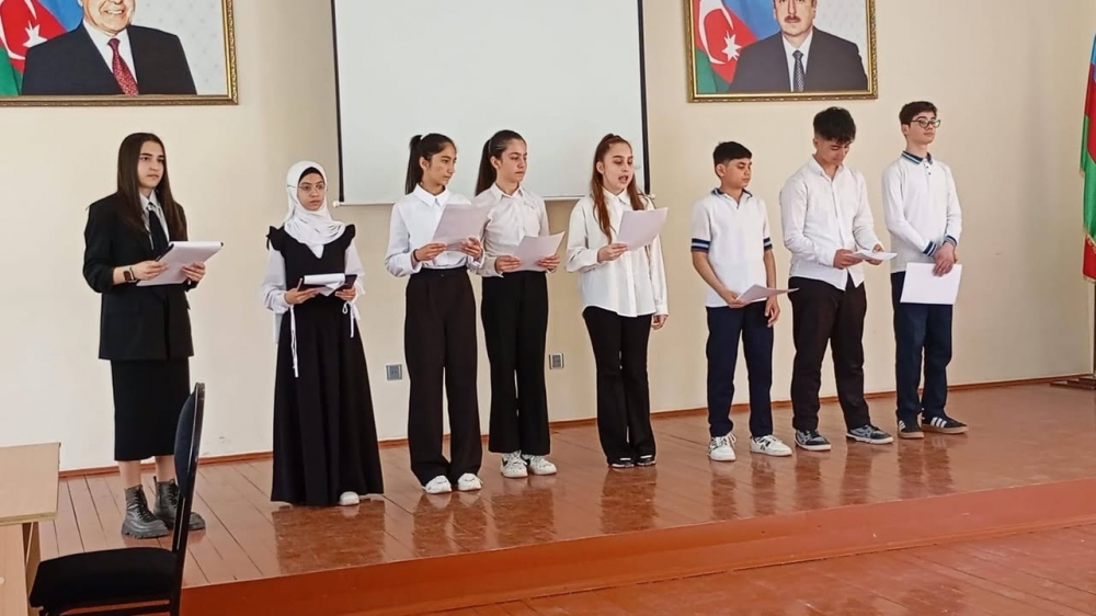 Uşaq Səfirlər Məclisinin Sumqayıt şəhəri üzrə fəalı Ayşən Hüseynzadənin təşəbbüsü