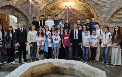 Uşaq Səfirlər Məclisinin Quba rayonu üzrə nümayəndələri Xədicə Məlikli və Dəniz Tahirovanın təşəbbüsü