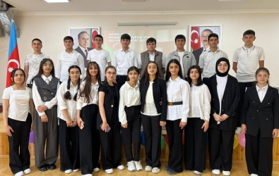 Uşaq Səfirlər Məclisinin Hacıqabul rayonu üzrə nümayəndələri Şirinova Aysu və Xanlarov Mirismayılın təşəbbüsü