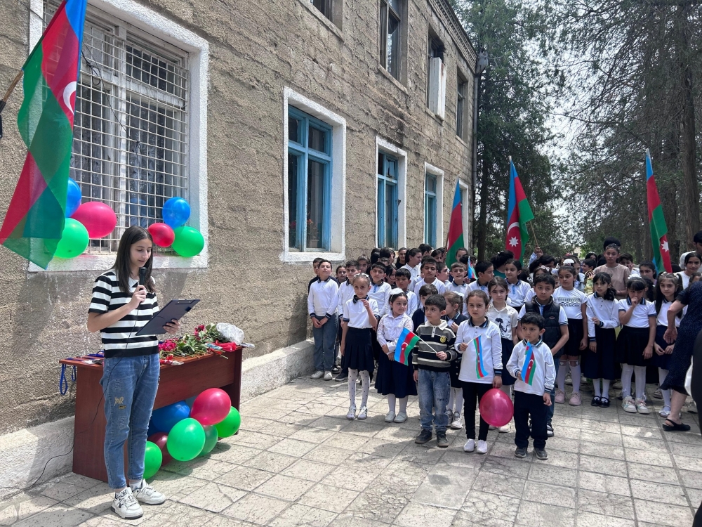 Uşaq Səfirlər Məclisinin Tərtər rayonu üzrə nümayəndələri Zeynalzadə Nuray və Allahverdiyev Ayxanın təşəbbüsü