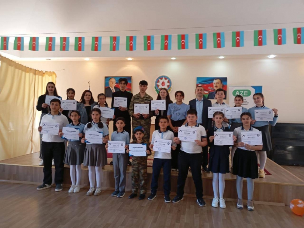 Uşaq Səfirlər Məclisinin Qubadlı rayonu üzrə nümayəndələri Sara Hüseynli və Coşqun Camallının təşəbbüsü