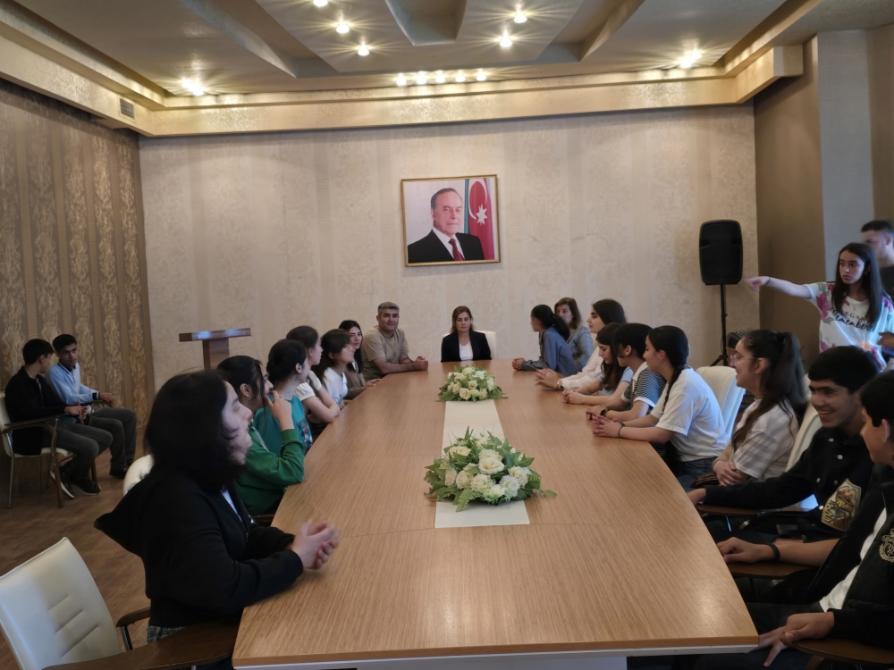 Uşaq Səfirlər Məclisinin Cəbrayıl rayonu üzrə nümayəndəsi Aynur Məmmədovanın təşəbbüsü