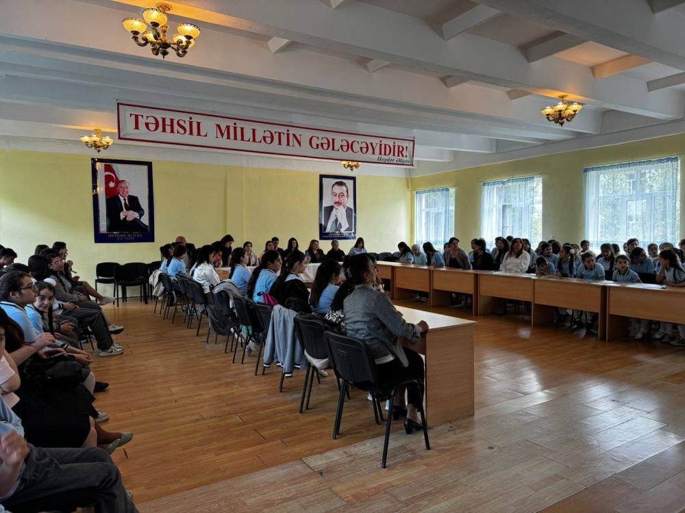Uşaq Səfirlər Məclisinin Qax rayonu üzrə nümayəndəsi Gülay Mütəllibovanın təşəbbüsü