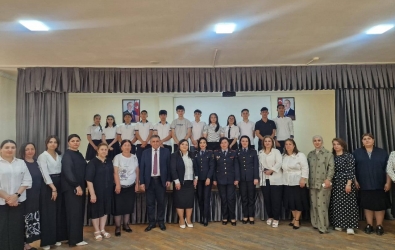 Uşaq Səfirlər Məclisinin Laçın rayonu üzrə nümayəndələri Hüseyn Alızadə və Fəridə Həsənovanın təşəbbüsü