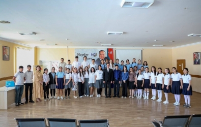 Uşaq Səfirlər Məclisinin Bərdə rayonu üzrə nümayəndələri Əlizadə Kənan və Əliyeva Zəhranın təşəbbüsü