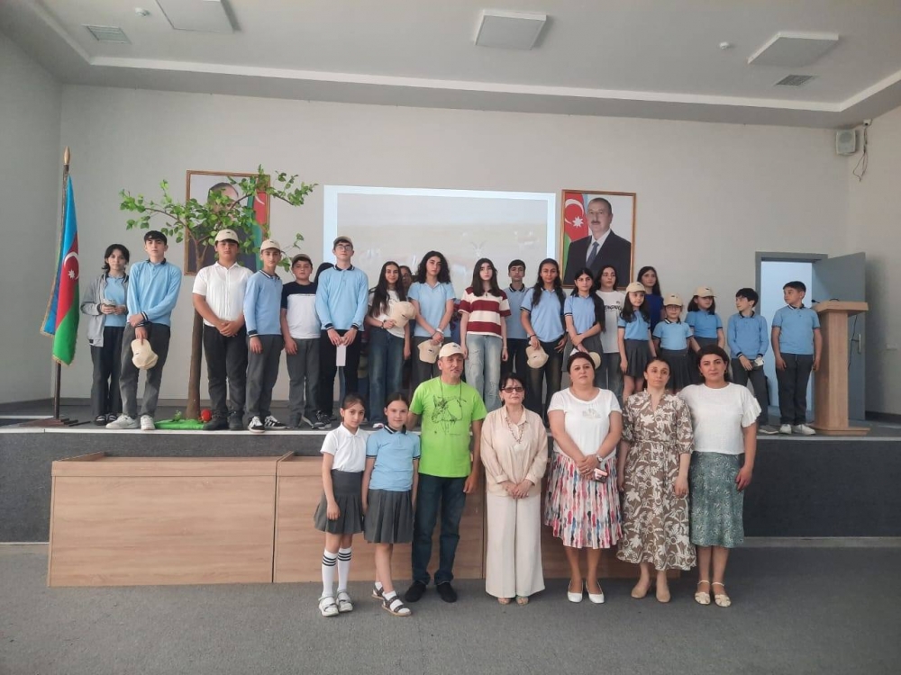 Uşaq Səfirlər Məclisinin Qax rayon üzrə nümayəndəsi Məleykə Sadıqzadənin təşəbbüsü