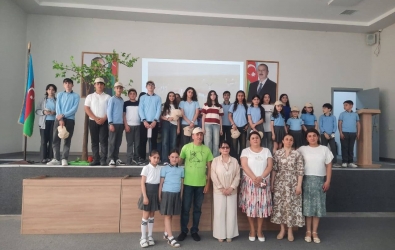 Uşaq Səfirlər Məclisinin Qax rayon üzrə nümayəndəsi Məleykə Sadıqzadənin təşəbbüsü