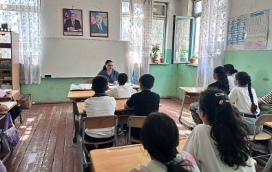 Uşaq Səfirlər Məclisinin Tərtər rayonu üzrə nümayəndələri Zeynalzadə Nuray və Allahverdiyev Ayxanın təşəbbüsü