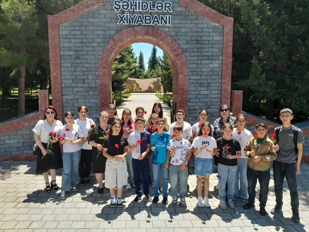 Uşaq Səfirlər Məclisinin Qax rayon üzrə fəalı Şükür  Sadıqlının təşəbbüsü
