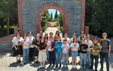 Uşaq Səfirlər Məclisinin Qax rayon üzrə fəalı Şükür  Sadıqlının təşəbbüsü