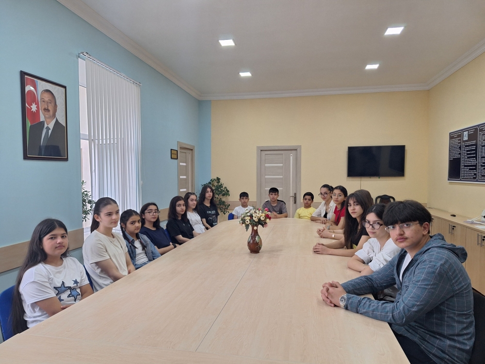 Uşaq Səfirlər Məclisinin Zaqatala rayonu üzrə nümayəndələri Vasiyeva Sara və Ağazadə Mədinənin təşəbbüsü