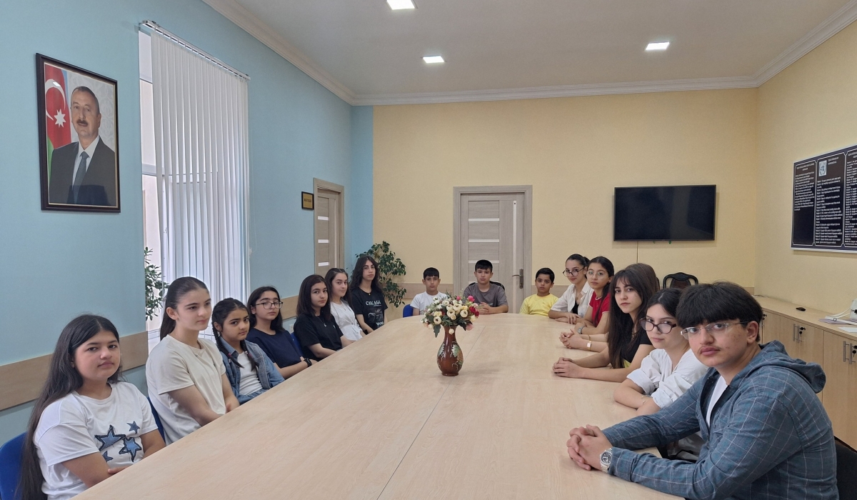 Uşaq Səfirlər Məclisinin Zaqatala rayonu üzrə nümayəndələri Vasiyeva Sara və Ağazadə Mədinənin təşəbbüsü