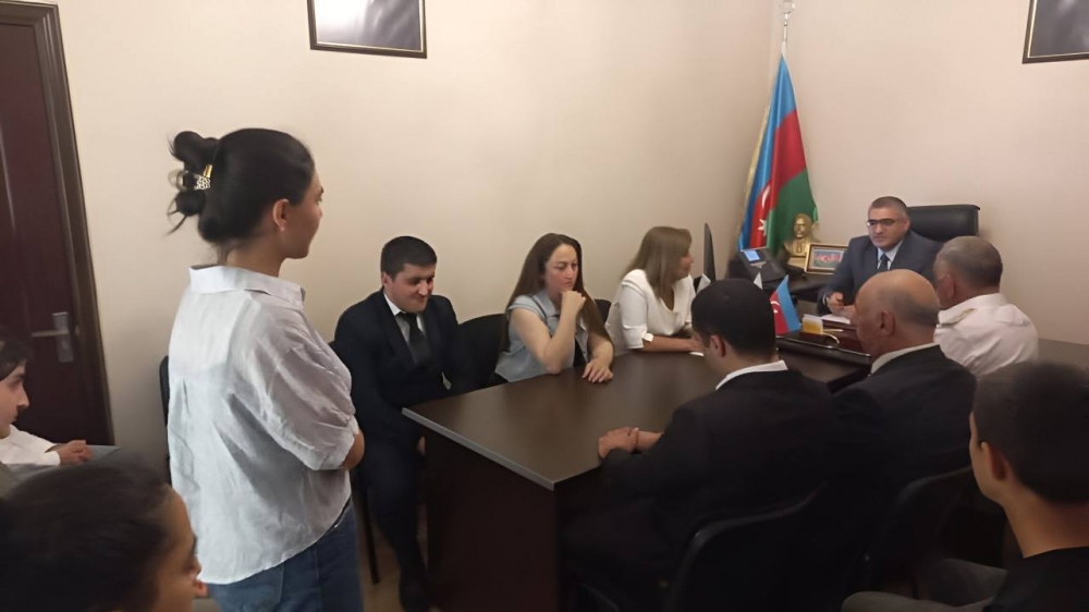 Uşaq Səfirlər Məclisinin Cəbrayıl rayonu üzrə nümayəndəsi Aynur Məmmədovanın təşəbbüsü