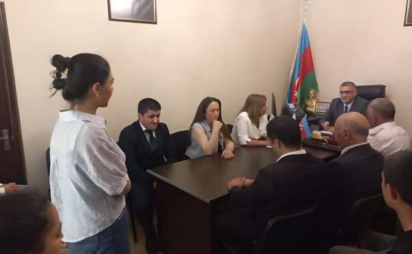 Uşaq Səfirlər Məclisinin Cəbrayıl rayonu üzrə nümayəndəsi Aynur Məmmədovanın təşəbbüsü