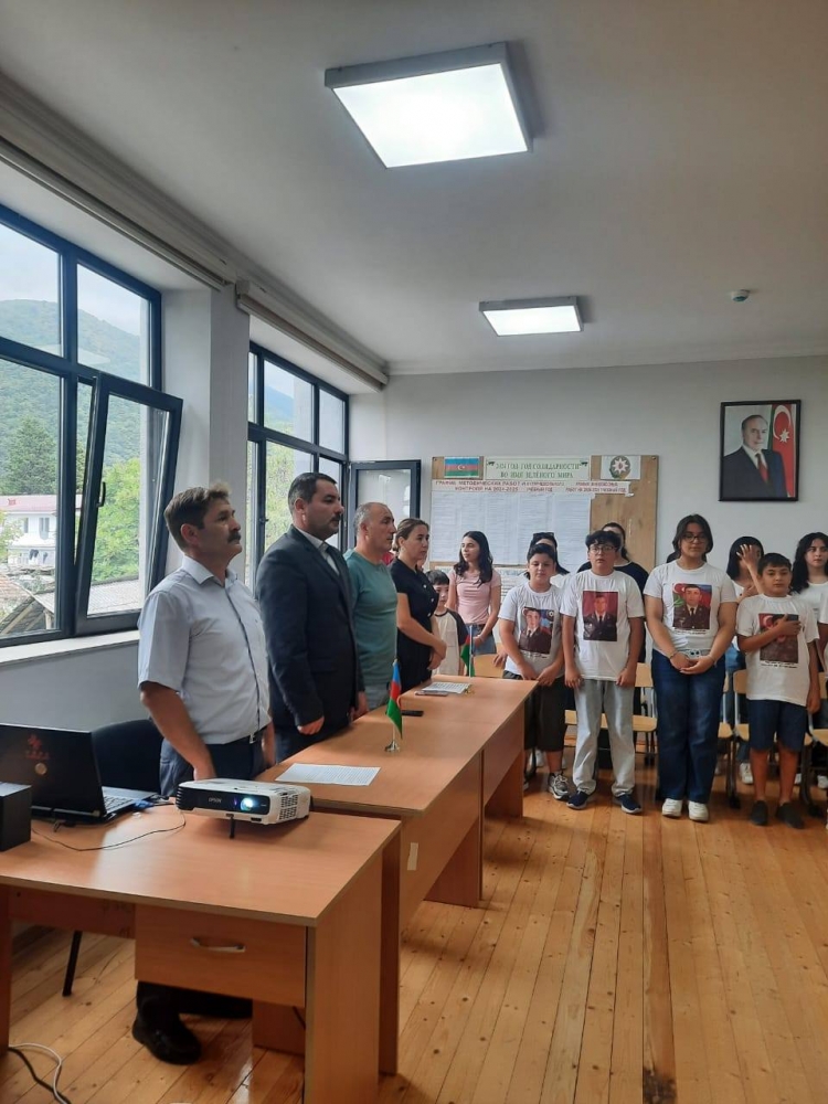 Uşaq Səfirlər Məclisinin Qax rayonu üzrə regional nümayəndələri Sultanlı Sona və Sadıqzadə Məleykənin təşəbbüsü