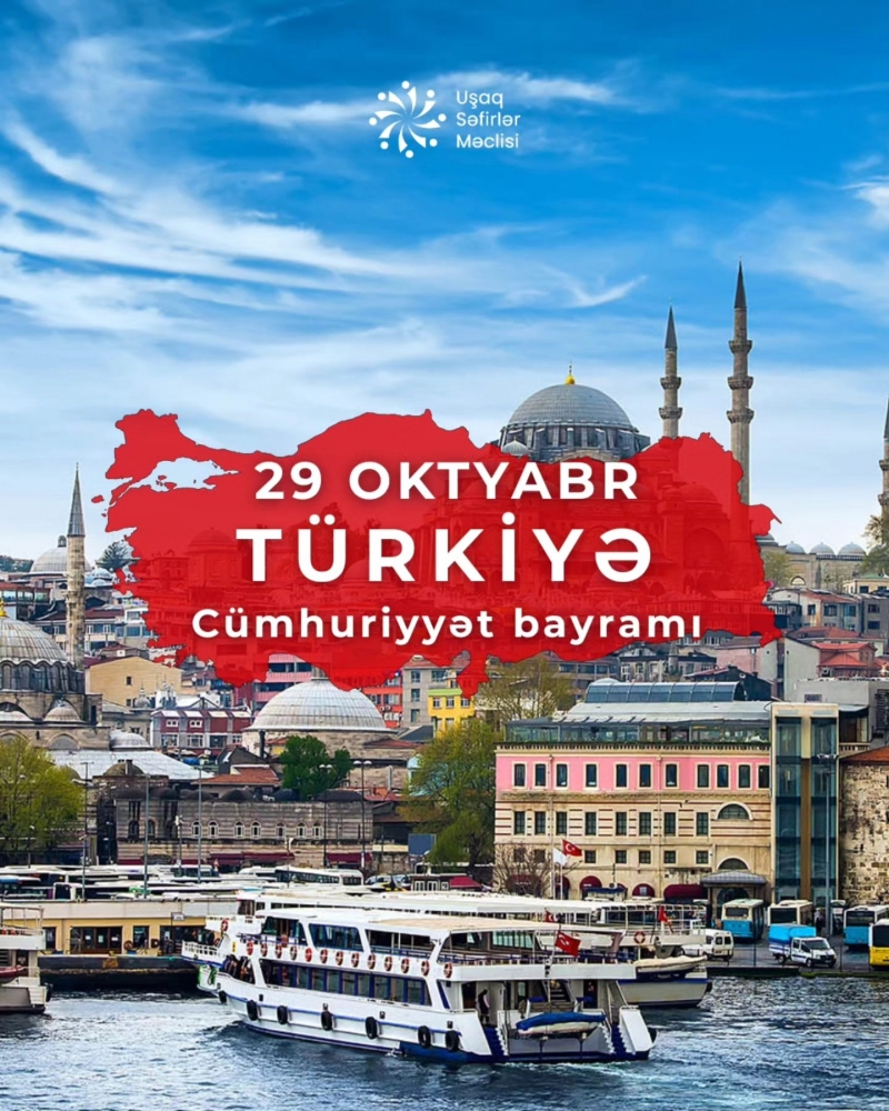 Qardaş ölkənin 29 Oktyabr - Cümhuriyyət Bayramı mübarək olsun!