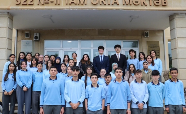 3 noyabr 2025-ci il tarixində Uşaq Səfirlər Məclisinin Bakı fəalı Fərhad İmanovun təşəbbüsü