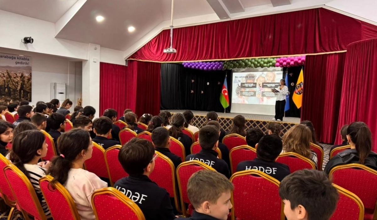 7 noyabr 2025-ci il tarixində Uşaq Səfirlər Məclisinin Bakı fəalı Şəms Hüseynin təşəbbüsü