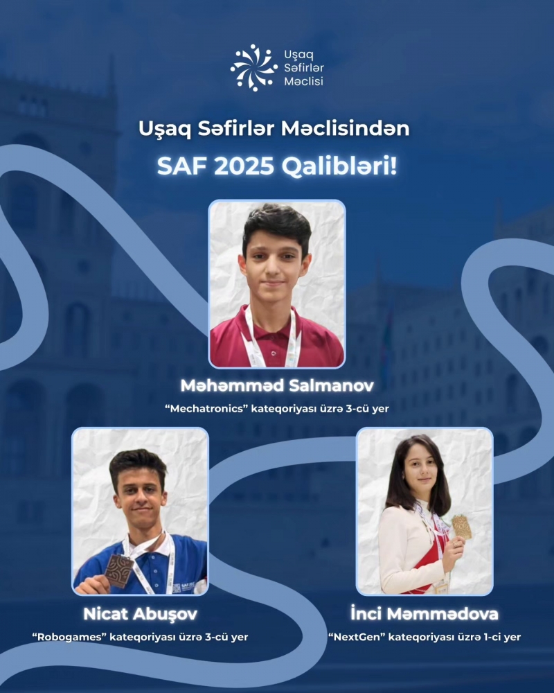 Elm və Təhsil Nazirliyinin dəstəyi və STEAM Azərbaycan layihəsinin təşkilatçılığı ilə keçirilən STEAM Azərbaycan Festivalında (SAF)