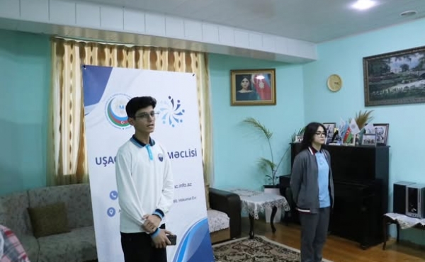 3 dekabr 2025-ci il tarixində Ailə, Qadın və Uşaq Problemləri üzrə Dövlət Komitəsinin layihəsi əsasında fəaliyyət göstərən Uşaq Səfirlər Məclisinin üzvlərinin “Düşüncədən qələbəyə”