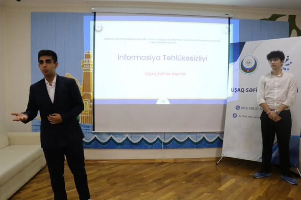 5 dekabr 2025-ci il tarixində Ailə, Qadın və Uşaq Problemləri üzrə Dövlət Komitəsinin layihəsi əsasında fəaliyyət göstərən Uşaq Səfirlər Məclisinin üzvlərinin “Düşüncədən qələbəyə