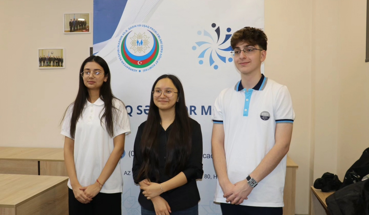 Ailə, Qadın və Uşaq Problemləri üzrə Dövlət Komitəsinin layihəsi əsasında fəaliyyət göstərən Uşaq Səfirlər Məclisinin “Azərbaycan Uşaqları” İctimai Birliyində “Düşüncədən qələbəyə”