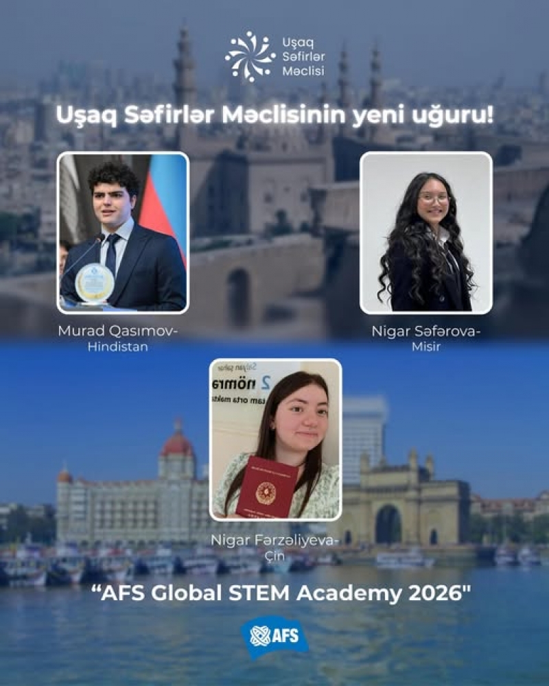 Uşaq Səfirlər Məclisinin növbəti uğuru!