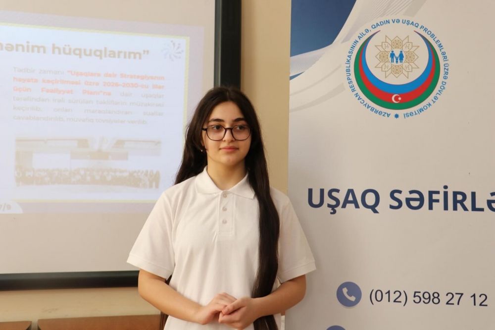 5 mart 2026-cı il tarixində 53 nömrəli tam orta məktəbdə şagirdlər üçün “Uşaq hüquqları” mövzusunda maarifləndirici təlim keçirilib.
