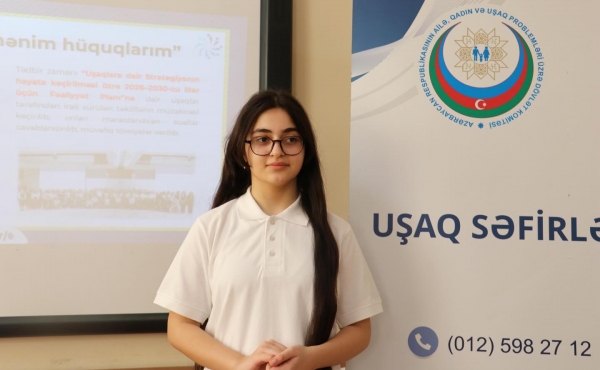 5 mart 2026-cı il tarixində 53 nömrəli tam orta məktəbdə şagirdlər üçün “Uşaq hüquqları” mövzusunda maarifləndirici təlim keçirilib.