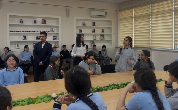 16 mart 2026-cı il tarixində Uşaq Səfirlər Məclisinin üzvləri tərəfindən 12 nömrəli tam orta məktəbin şagirdlər üçün maarifləndirici tədbir təşkil olunub.