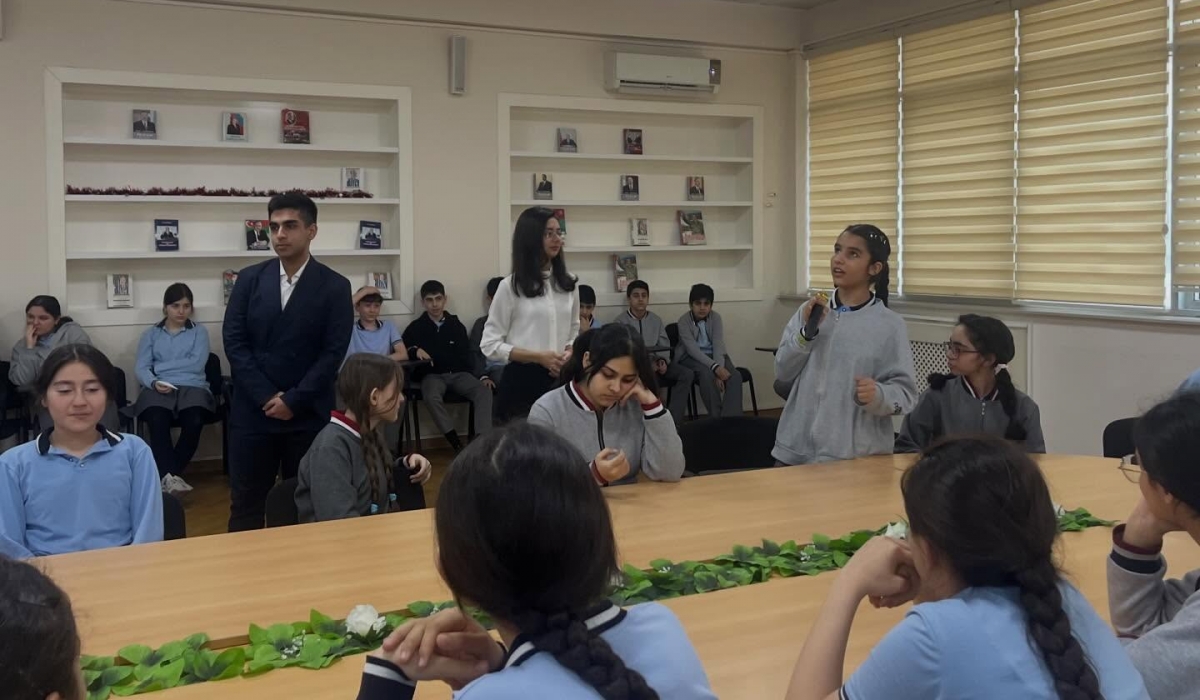 16 mart 2026-cı il tarixində Uşaq Səfirlər Məclisinin üzvləri tərəfindən 12 nömrəli tam orta məktəbin şagirdlər üçün maarifləndirici tədbir təşkil olunub.