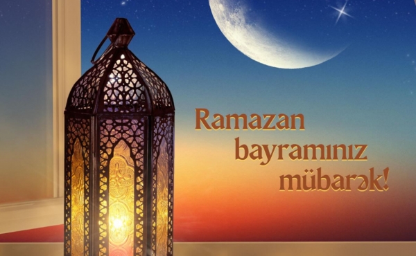 Ramazan bayramı münasibətilə sizi səmimi qəlbdən təbrik edirik.