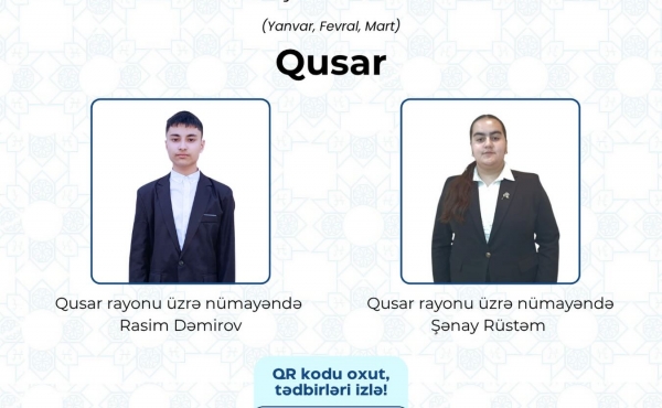 Üç ayın ən fəal rayonu – Qusar!