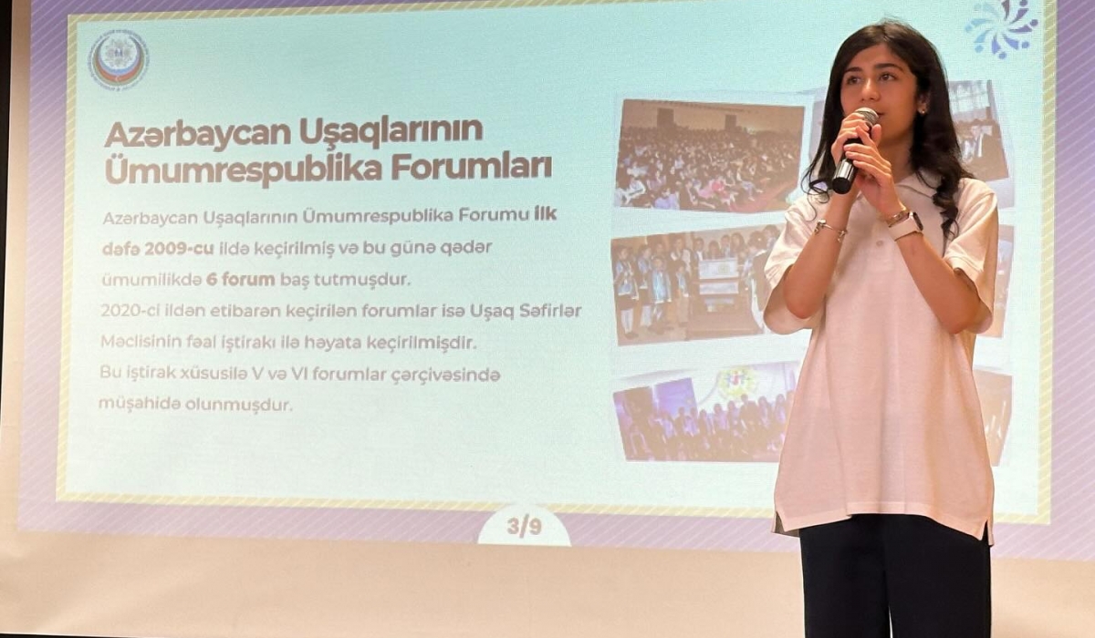 6 may 2026-cı il tarixində Uşaq Səfirlər Məclisinin üzvləri tərəfindən 132-134 nömrəli təhsil kompleksində şagirdlər üçün maarifləndirici tədbir təşkil olunub.