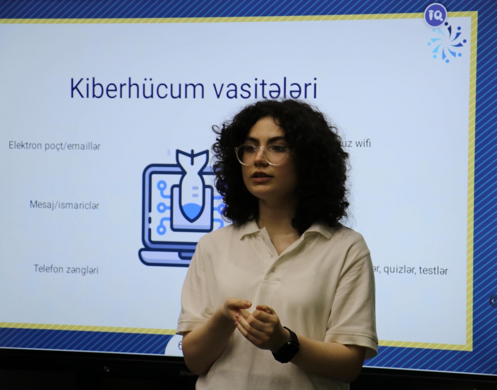13 may 2026-cı il tarixində Uşaq Səfirlər Məclisinin üzvləri tərəfindən şagirdlər üçün “Rəqəmsal təhlükəsizlik” mövzusunda təlim keçirilib.